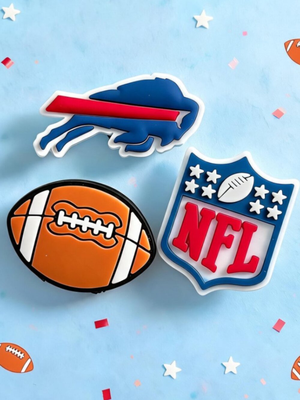Buffalo Game Day shoe Charms